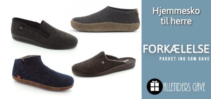hjemmesko til herre sutsko mand gave til oldefar fars dags gave forkælelesgave luksus til fødderne hjemmesko mand uld sutsko