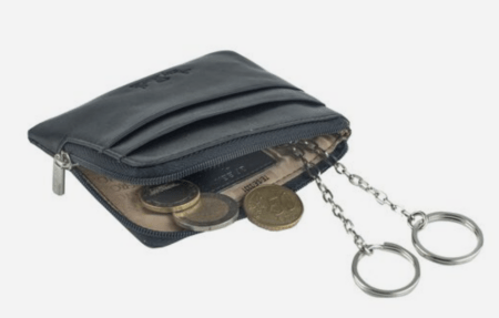nøglepung med plads til kreditkort sort nøglepung med plads til kort