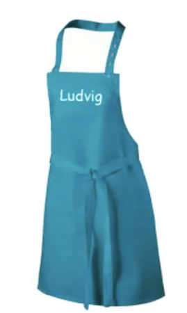 forklæde til barn forklæde med navn personligt forklæde til barn personlig gave til barn