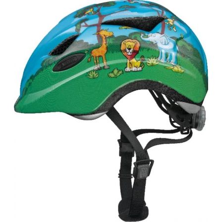 green-jungle-anuky-hjelm-fra-abus cykelhjelm 4 årig cykelhjelm grøn dreng