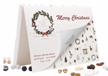 Aalborg chokolade par julekalender aalborg julekalender for 2 delbar julekalender 2022