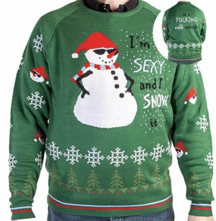 Julesweater til mænd julesweater til herre julesweater til bedstefar juletrøje til mand juletrøje til herre grøn julesweater