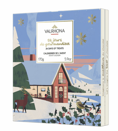 julekalender med fransk chokolade pakkekalender til mormor julekalender med chokolade bedsteforældre fransk julekalender 