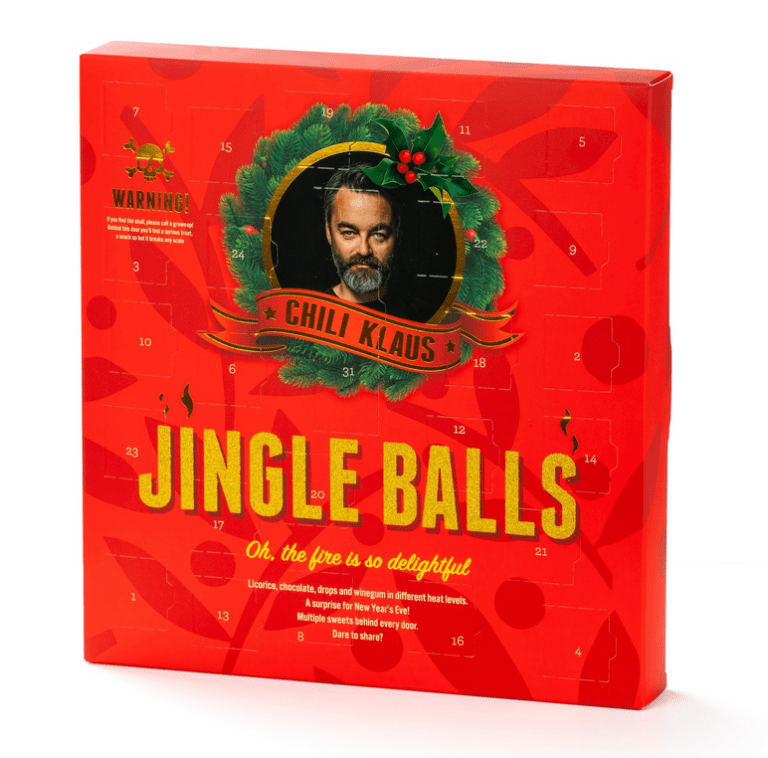 Chili Klaus julekalender 2023 Alletiders Gave Chili Klaus pakkekalender