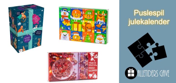 julekalender med puslespil 2022 til børn og voksne, julekalender med puzzlespil til børn og voksne, puslespil julekalender, puslespil adventskalender, puslespil pakkekalender, julekalender til hele familien